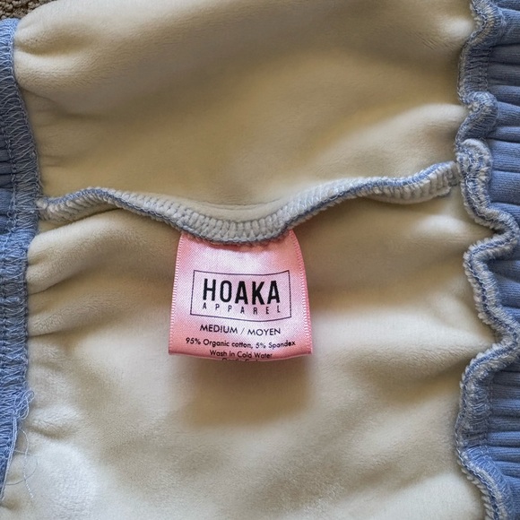 Hoaka Apparel Light Blue Crop Top - Picture 3 of 3